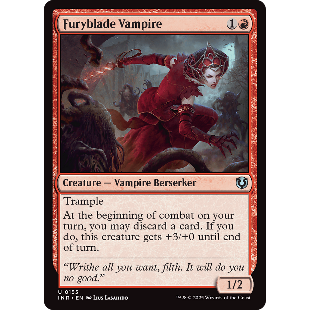 Furyblade Vampire (INR-155) - Innistrad Remastered Foil