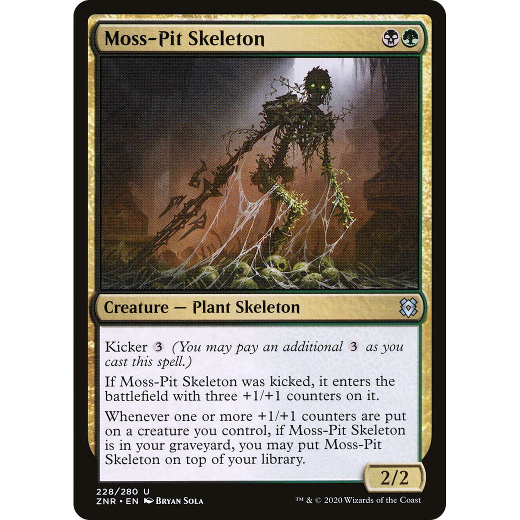 Moss-Pit Skeleton (ZNR-228) - Zendikar Rising