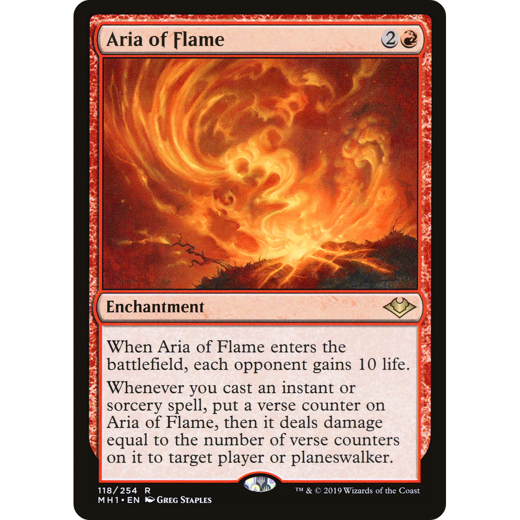 Aria of Flame (MH1-118) - Modern Horizons