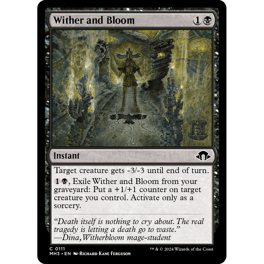 Wither and Bloom (MH3-111) - Modern Horizons 3 Foil