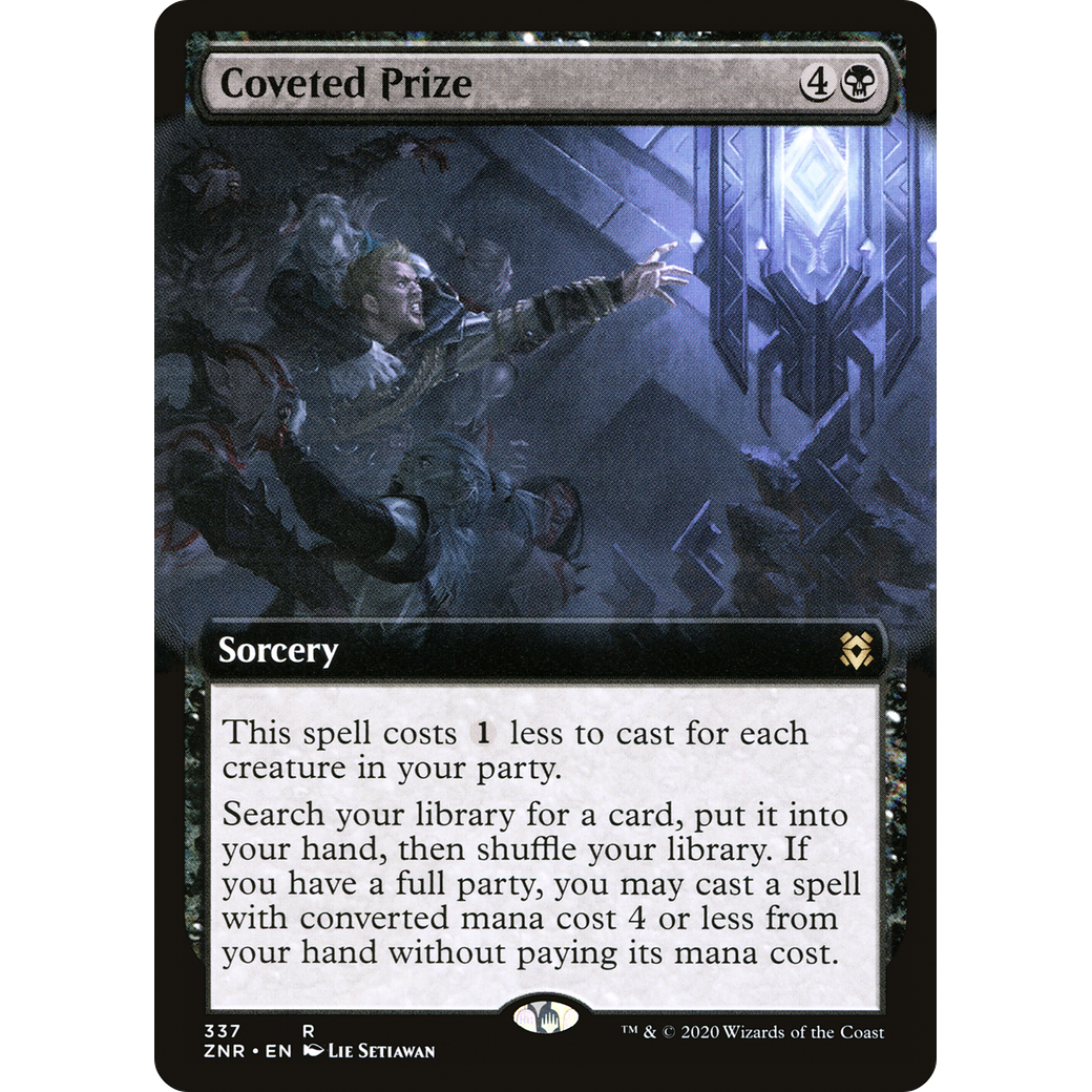 Coveted Prize (Extended Art) (ZNR-337) - Zendikar Rising: (Extended Art) Foil