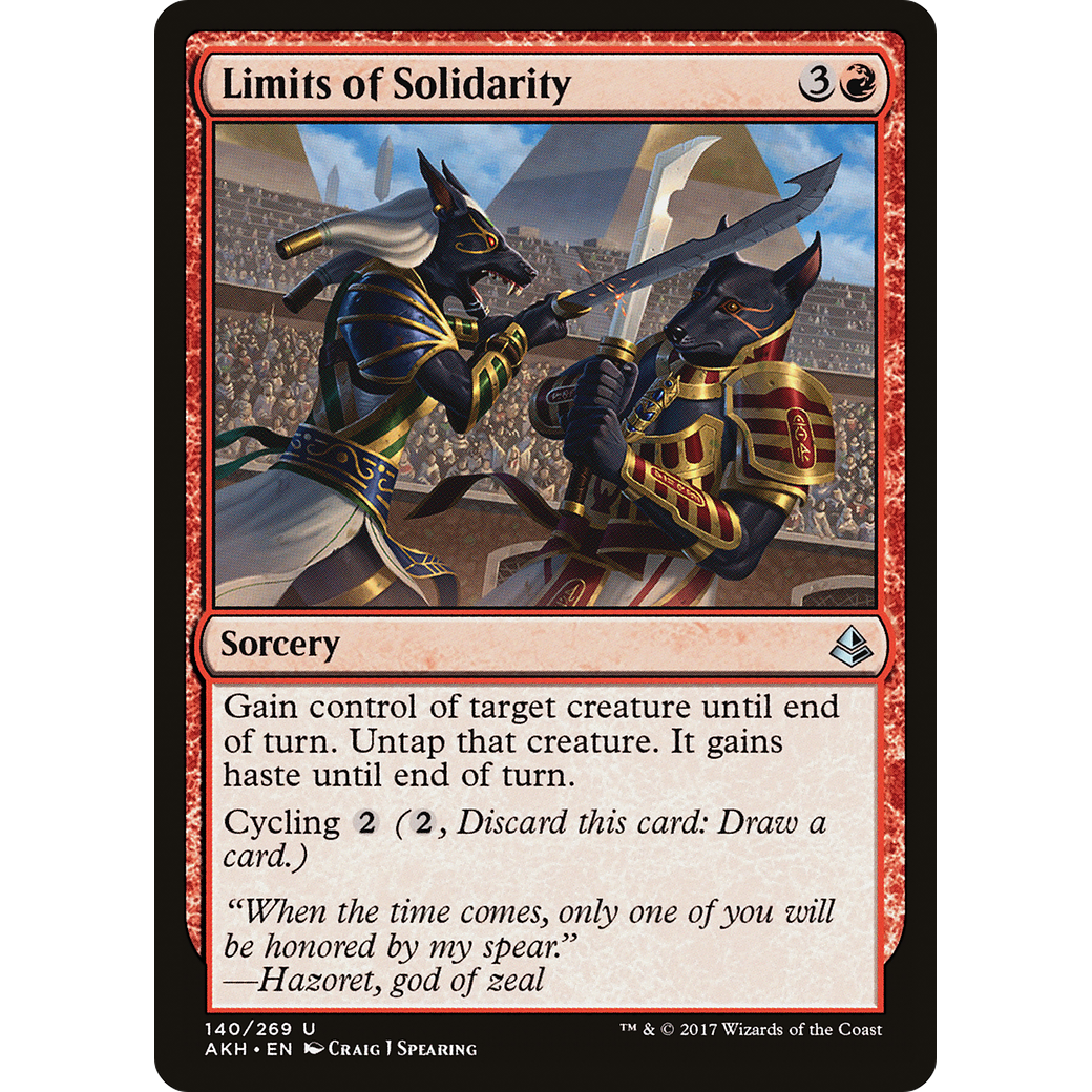 Limits of Solidarity (AKH-140) - Amonkhet