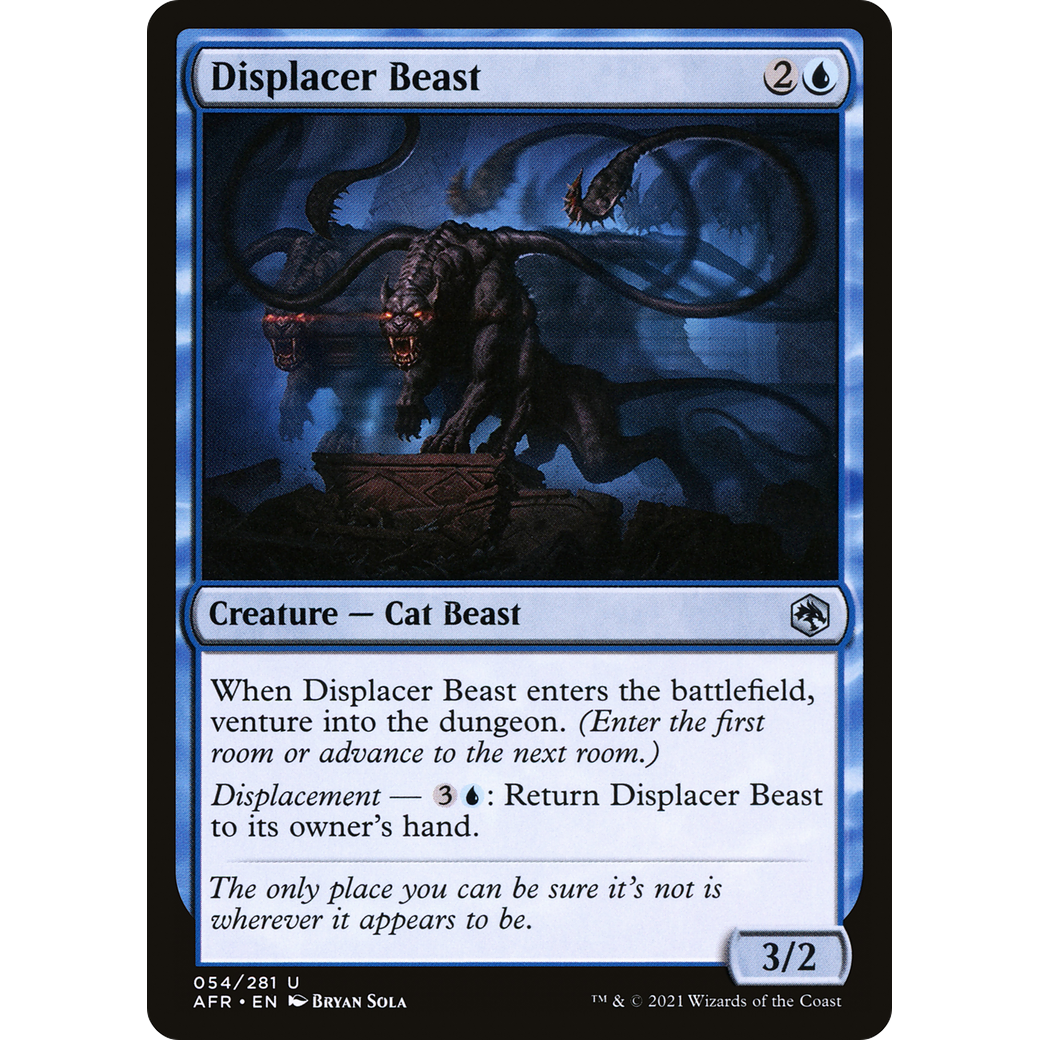 Displacer Beast (AFR-054) - Adventures in the Forgotten Realms