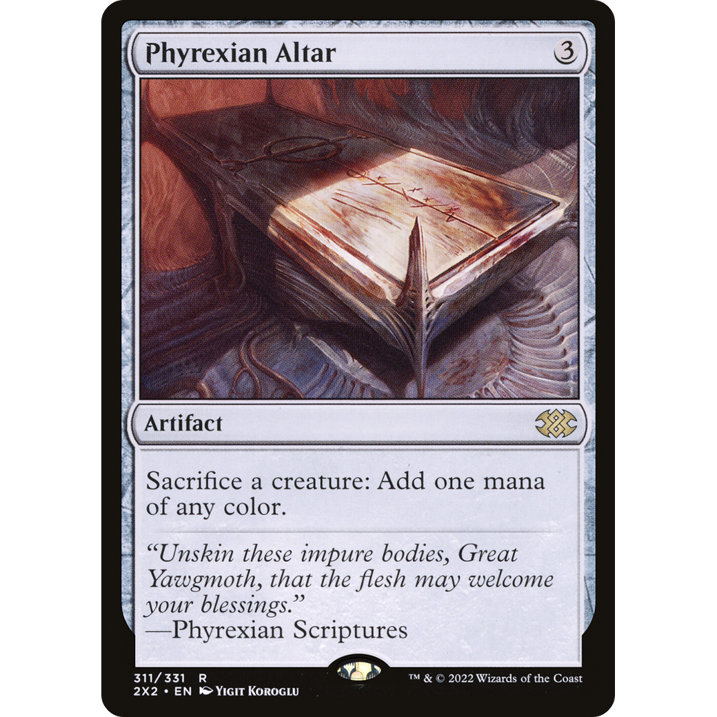 Phyrexian Altar (2X2-311) - Double Masters 2022 Foil