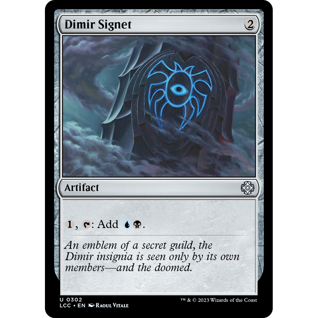 Dimir Signet (LCC-302) - The Lost Caverns of Ixalan Commander