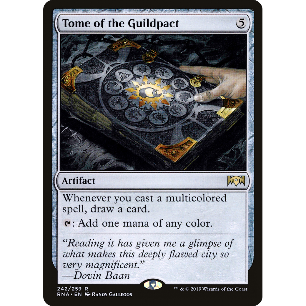 Tome of the Guildpact (RNA-242) - Ravnica Allegiance Foil