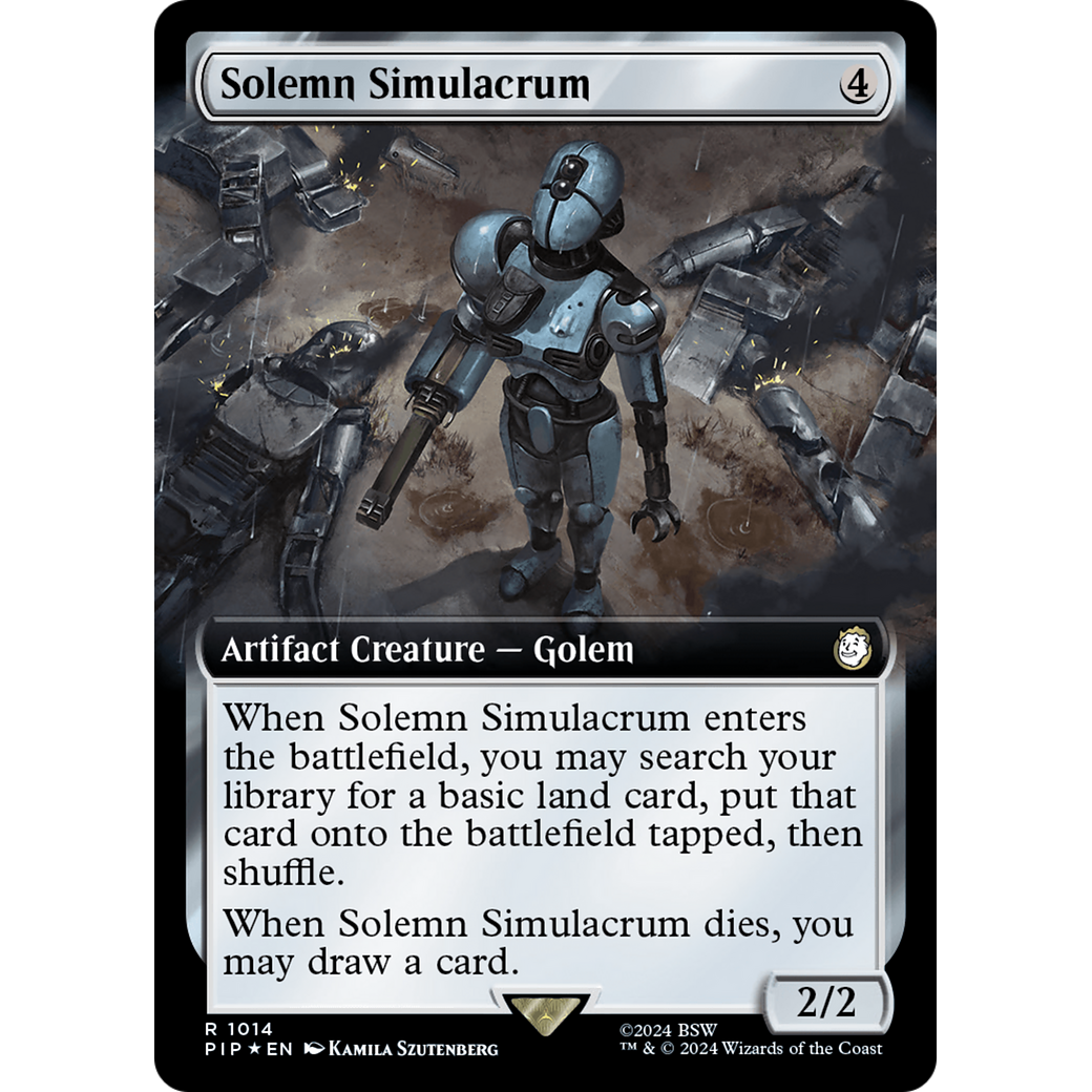 Solemn Simulacrum (PIP-1014) - Fallout: (Extended Art) Foil