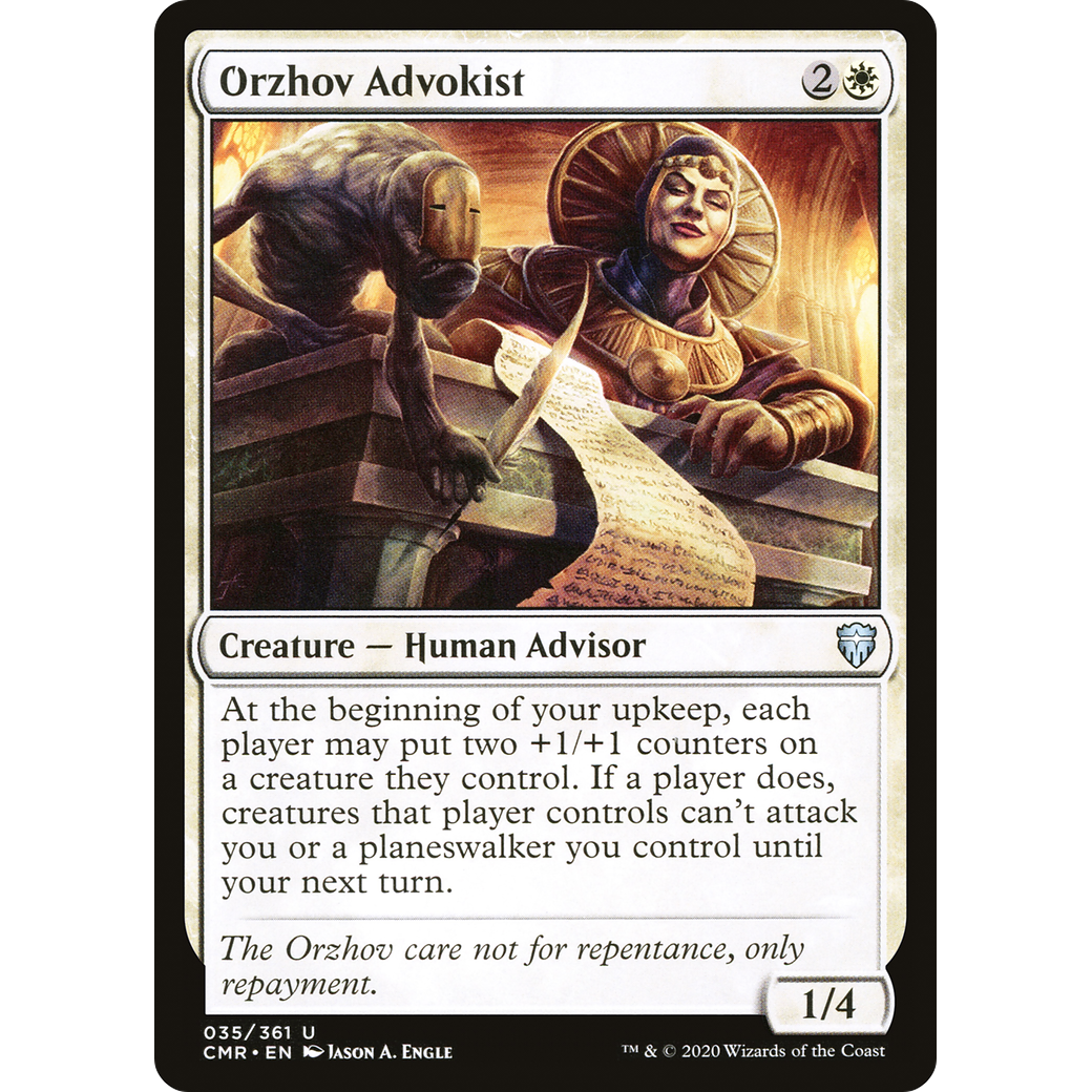 Orzhov Advokist (CMR-035) - Commander Legends