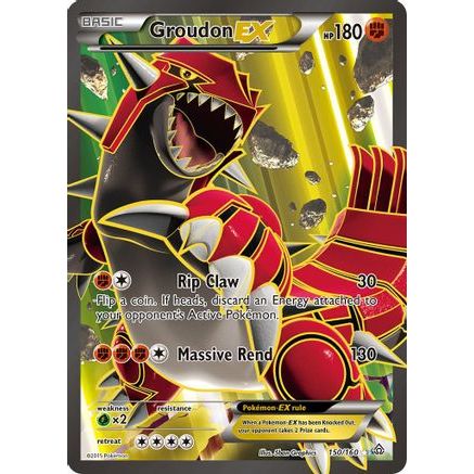 Groudon EX (150 Full Art) 150/160 - XY Primal Clash Holofoil