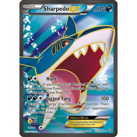 Sharpedo EX (152 Full Art) 152/160 - XY Primal Clash Holofoil