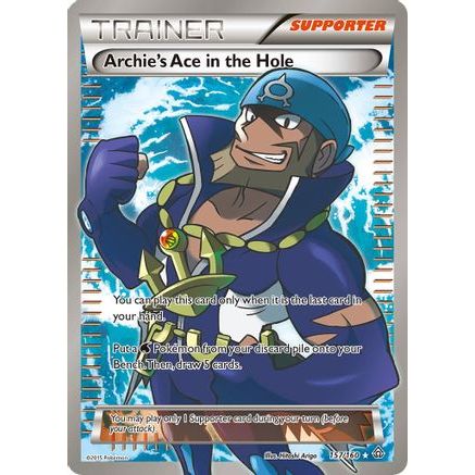 Archie's Ace in the Hole (157 Full Art) 157/160 - XY Primal Clash Holofoil