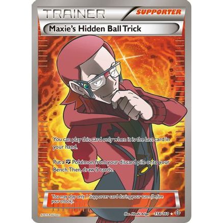 Maxie's Hidden Ball Trick (158 Full Art) 158/160 - XY Primal Clash Holofoil