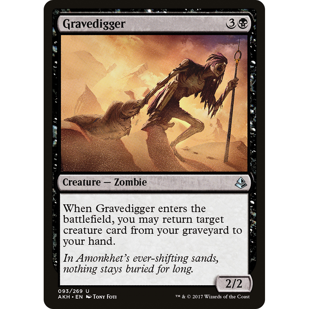 Gravedigger (AKH-093) - Amonkhet Foil