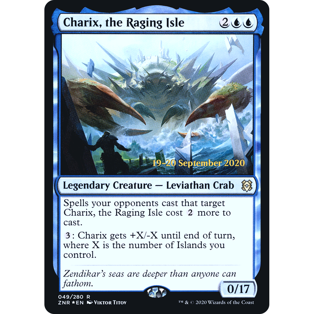 Charix, the Raging Isle (PRE-049) - Zendikar Rising Promos Foil