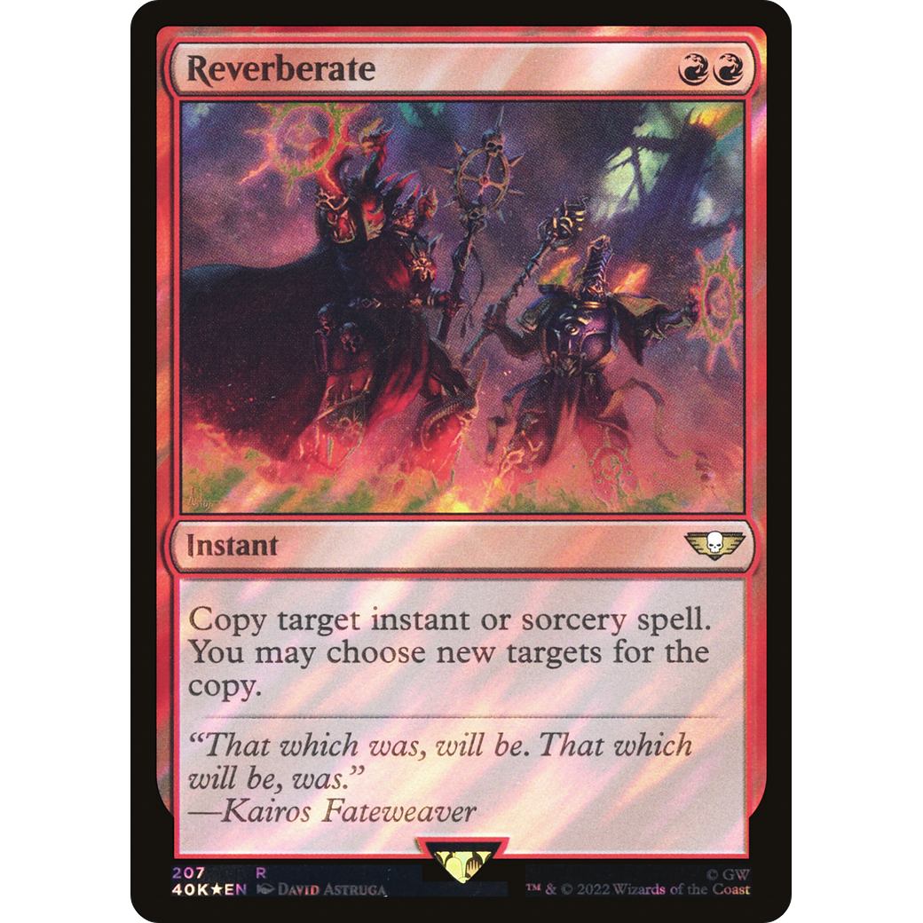 Reverberate (40K-207) - Warhammer 40,000 Commander Foil