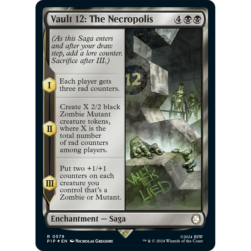 Vault 12: The Necropolis (PIP-579) - Fallout Foil