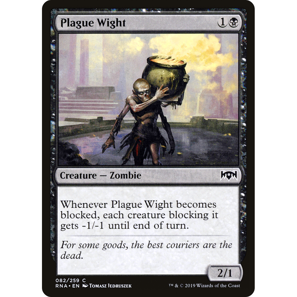 Plague Wight (RNA-082) - Ravnica Allegiance Foil