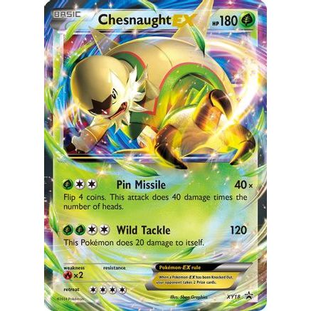 Chesnaught EX - XY18 XY18/211 - XY Promos Holofoil