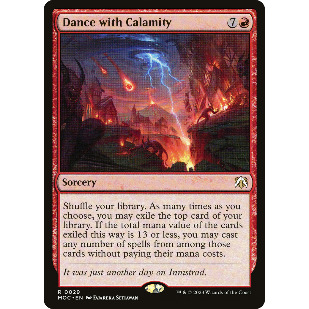 Dance with Calamity (MOC-029) - March of the Machine Commander