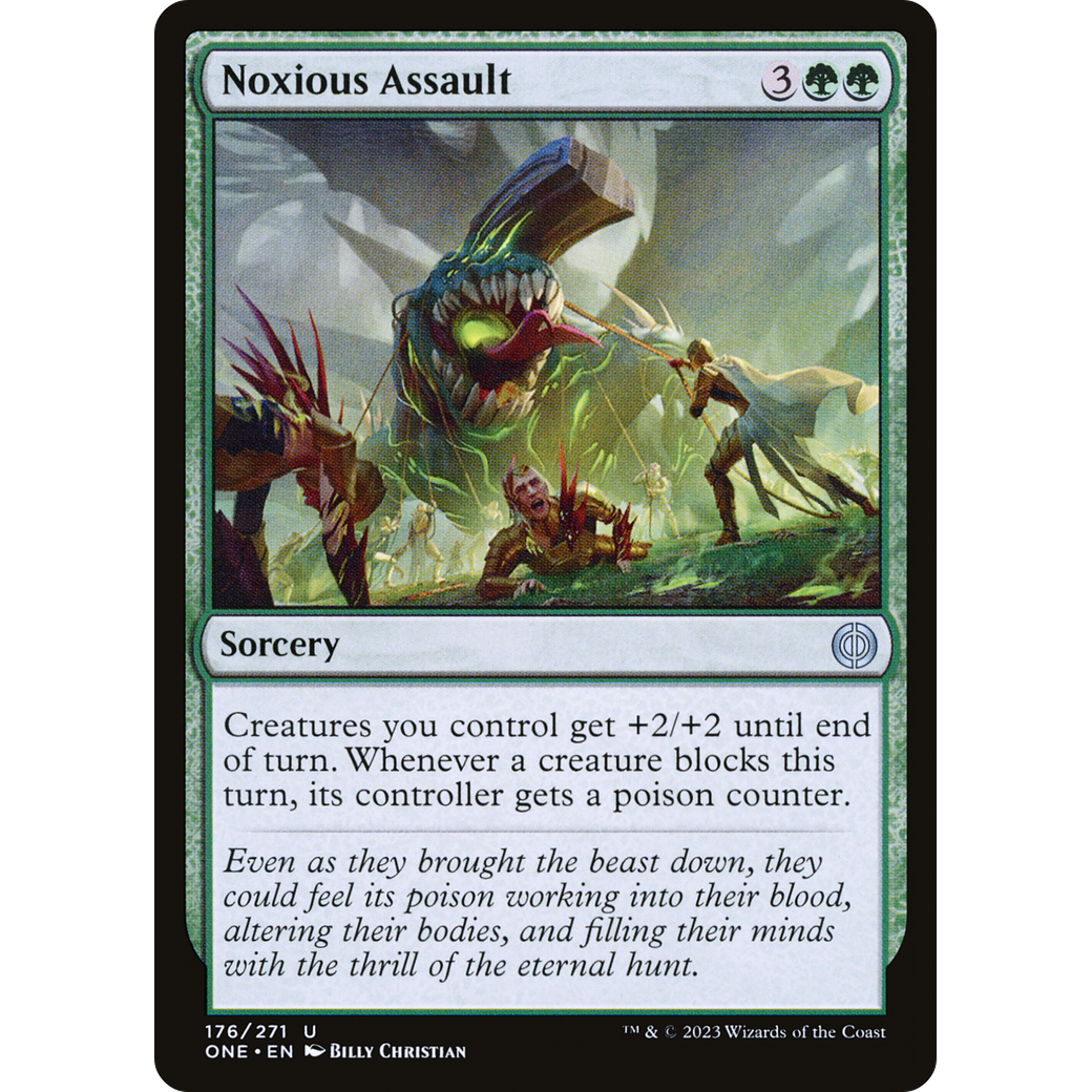 Noxious Assault (ONE-176) - Phyrexia: All Will Be One Foil