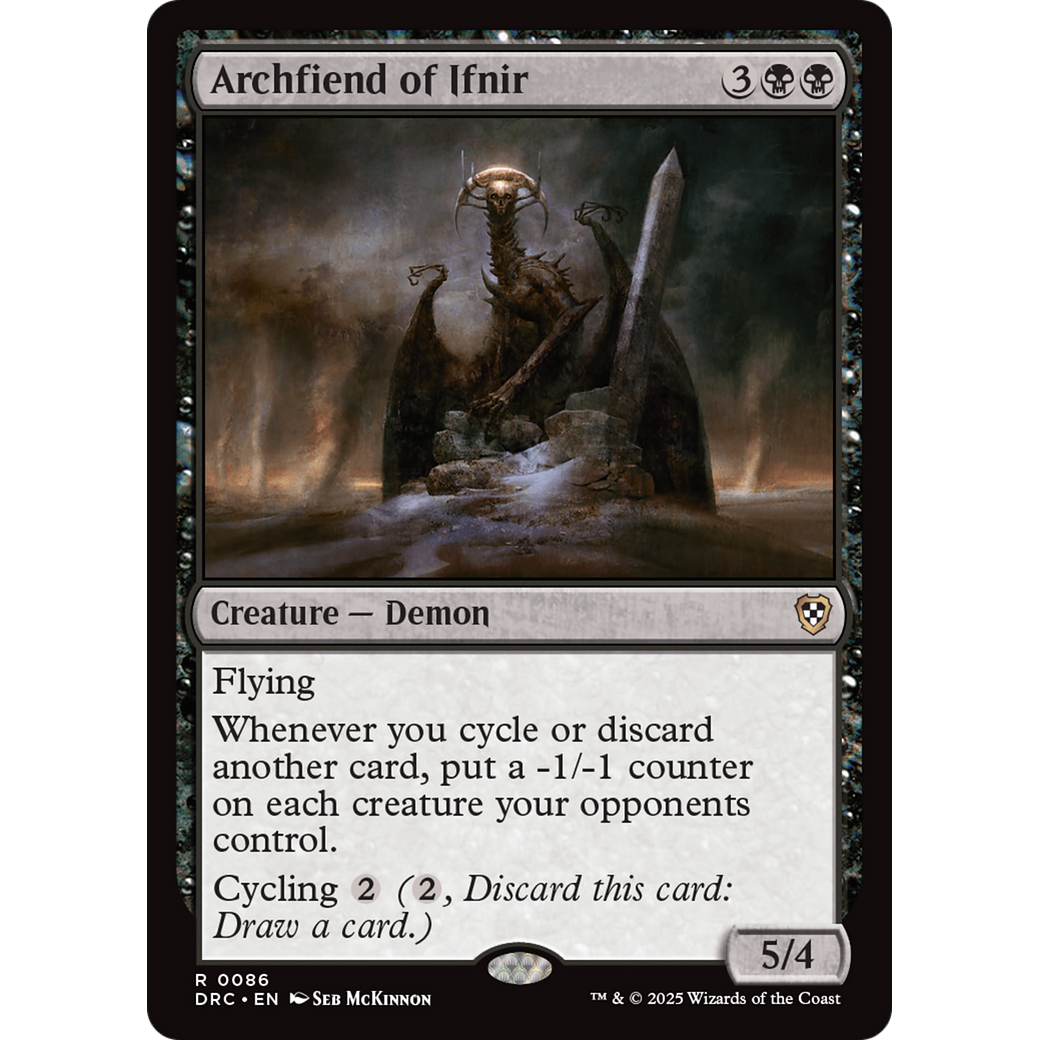 Archfiend of Ifnir (DRC-086) - Commander: Aetherdrift