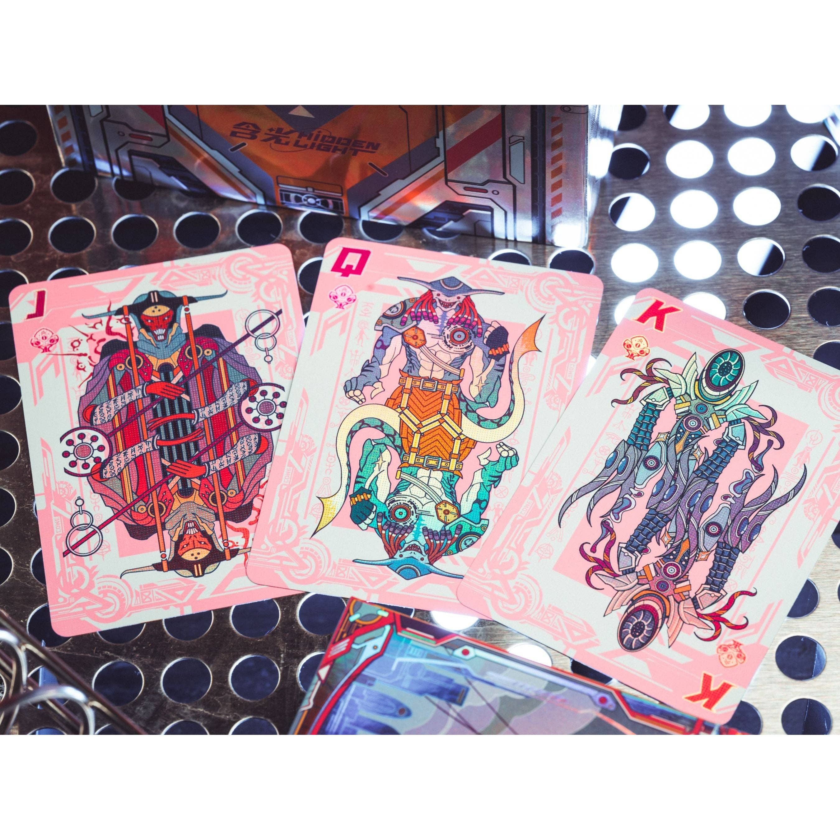 The Flying Saucer Cyberpunk Playing Cards: Native-Standard Deck