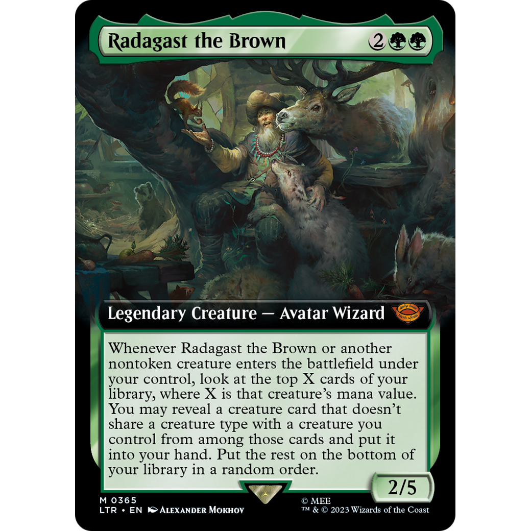 Radagast the Brown (LTR-365) - The Lord of the Rings: Tales of Middle-earth: (Extended Art)