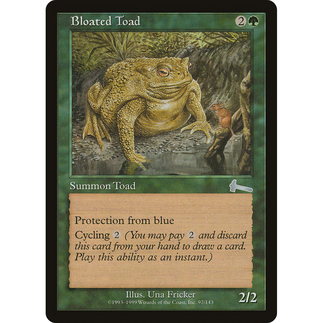 Bloated Toad (ULG-097) - Urza's Legacy Foil