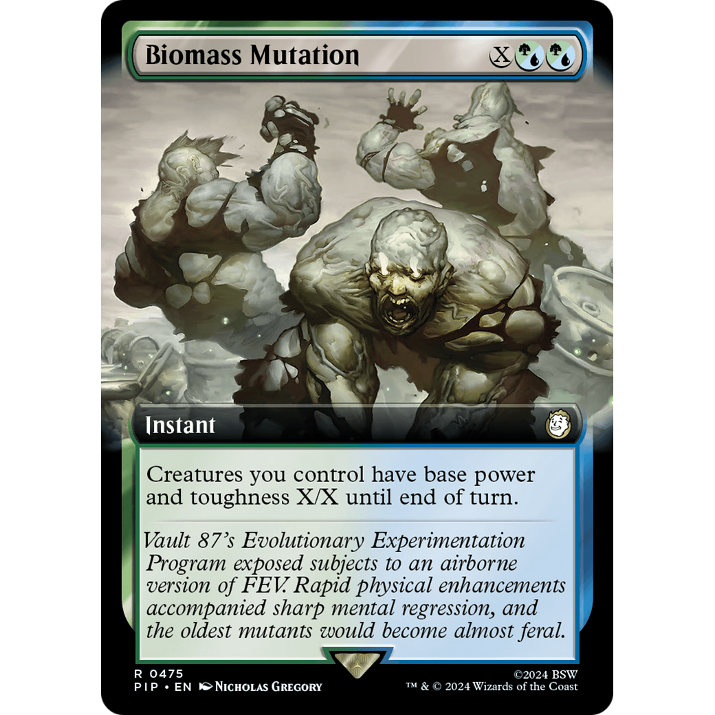 Biomass Mutation (PIP-475) - Fallout: (Extended Art) Foil