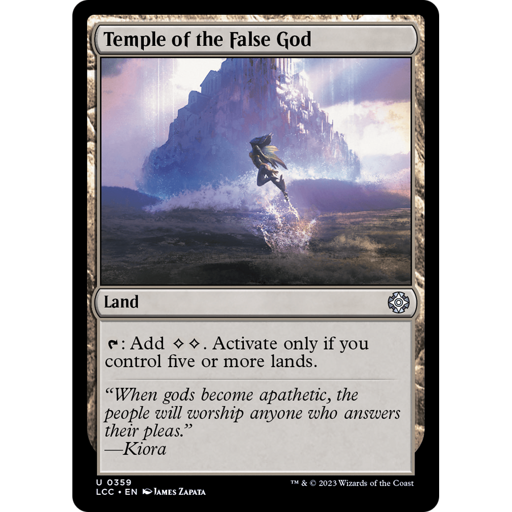 Temple of the False God (LCC-359) - The Lost Caverns of Ixalan Commander