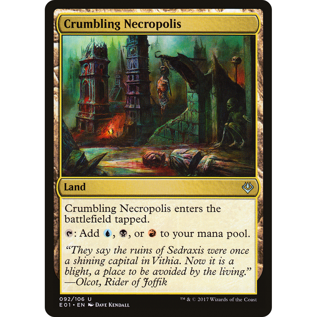 Crumbling Necropolis (AC2-092) - Archenemy: Nicol Bolas