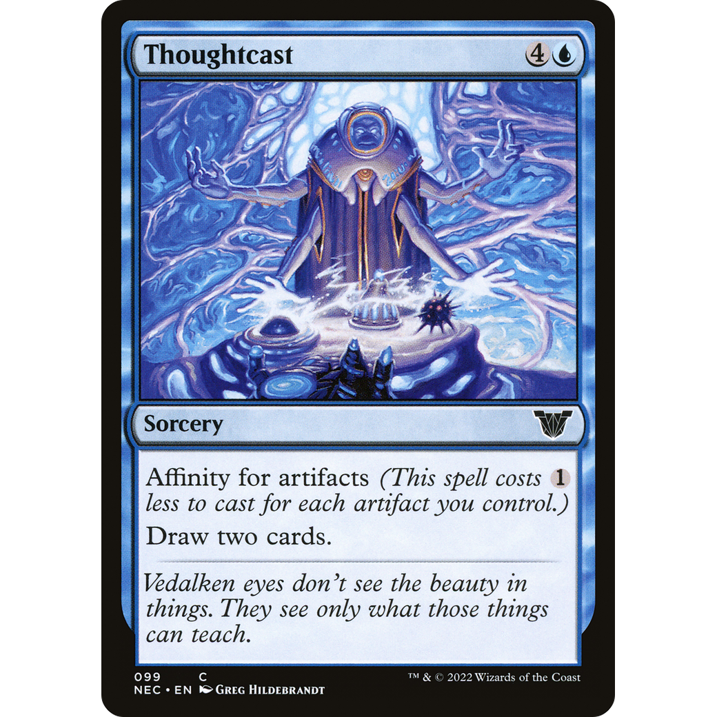 Thoughtcast (NEC-099) - Neon Dynasty Commander
