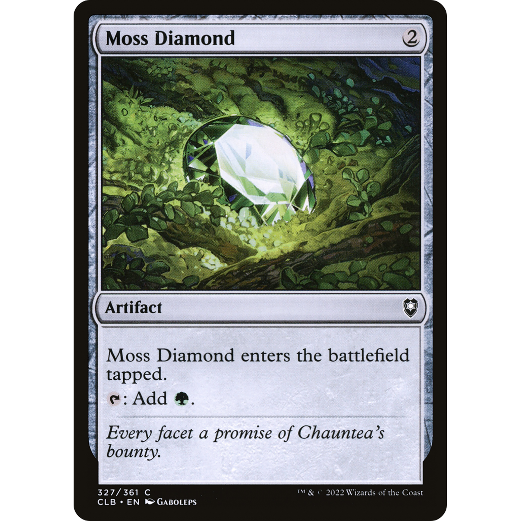 Moss Diamond (CLB-327) - Commander Legends: Battle for Baldur's Gate