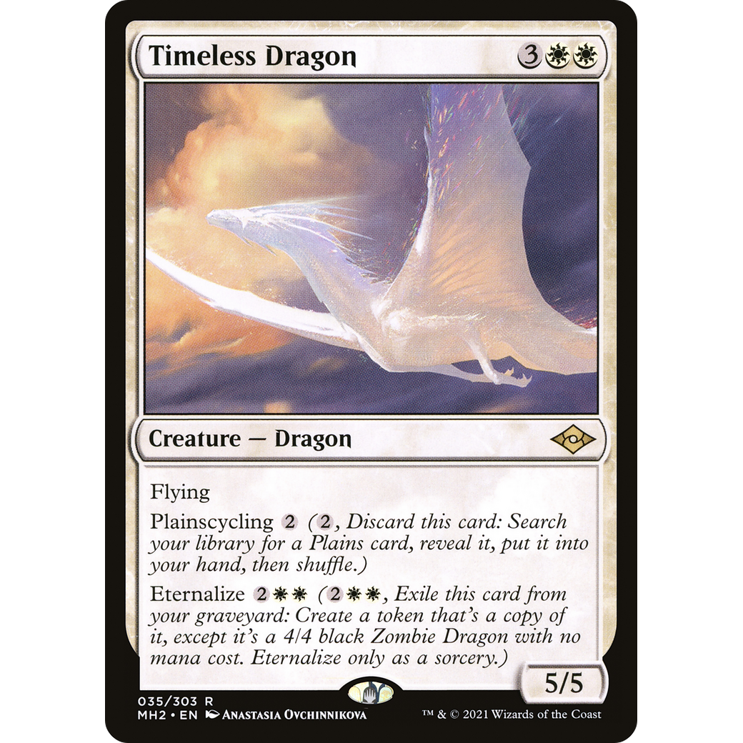 Timeless Dragon (MH2-035) - Modern Horizons 2