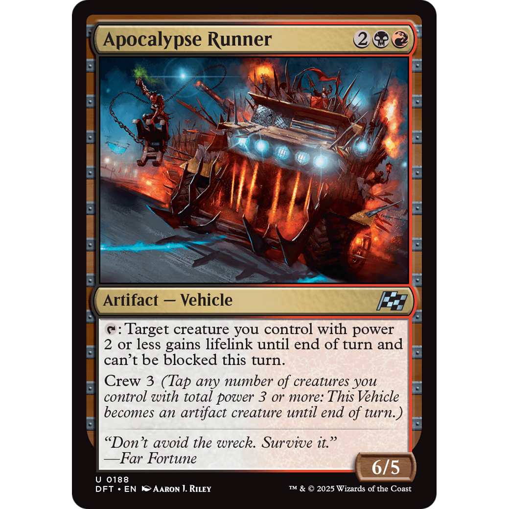 Apocalypse Runner (DFT-188) - Aetherdrift