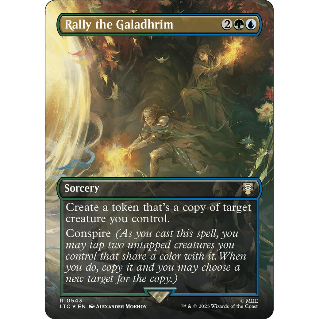 Rally the Galadhrim (LTC-543) - Tales of Middle-earth Commander (Borderless) Foil