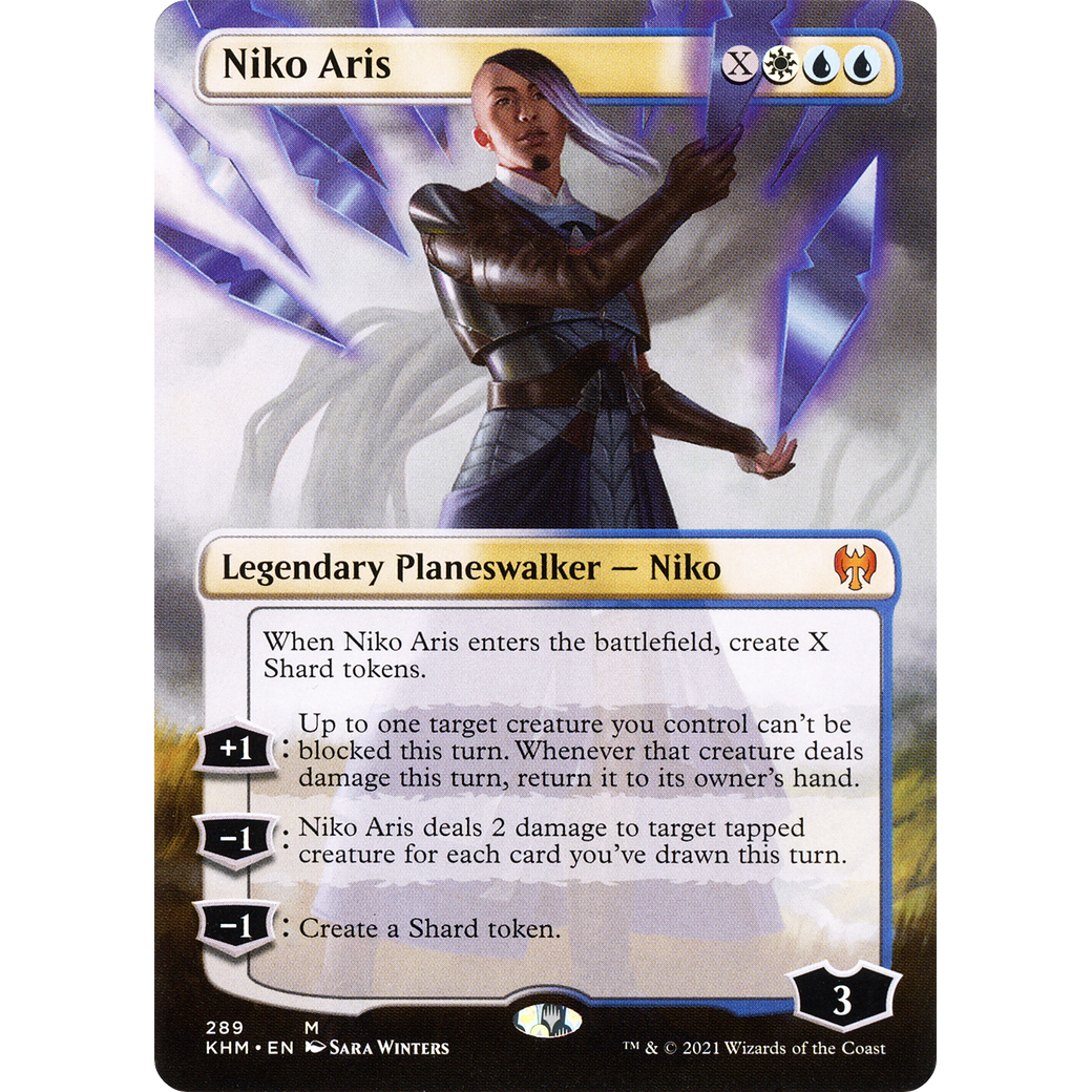 Niko Aris (Borderless) (KHM-289) - Kaldheim (Borderless) Foil