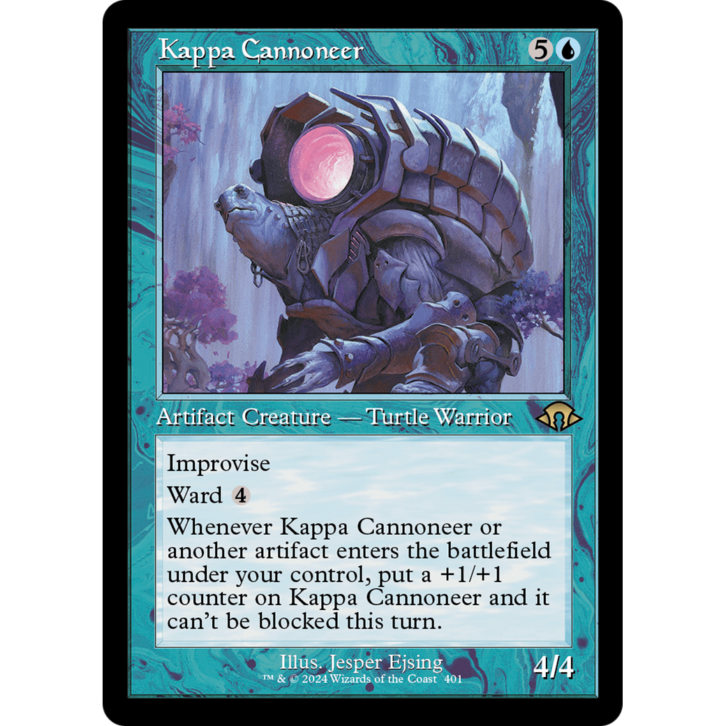 Kappa Cannoneer (Retro Frame) (MH3-401) - Modern Horizons 3 Foil
