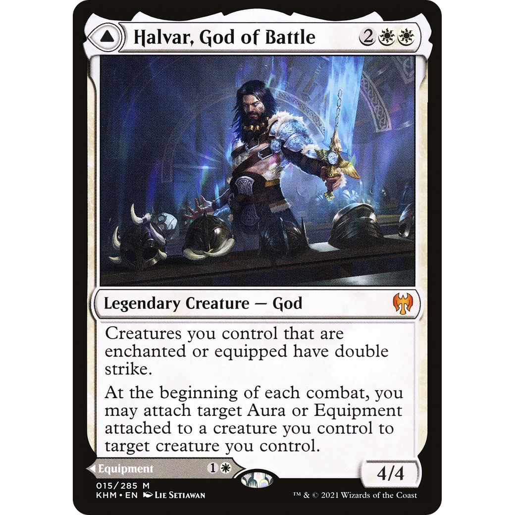 Halvar, God of Battle (KHM-015) - Kaldheim Foil