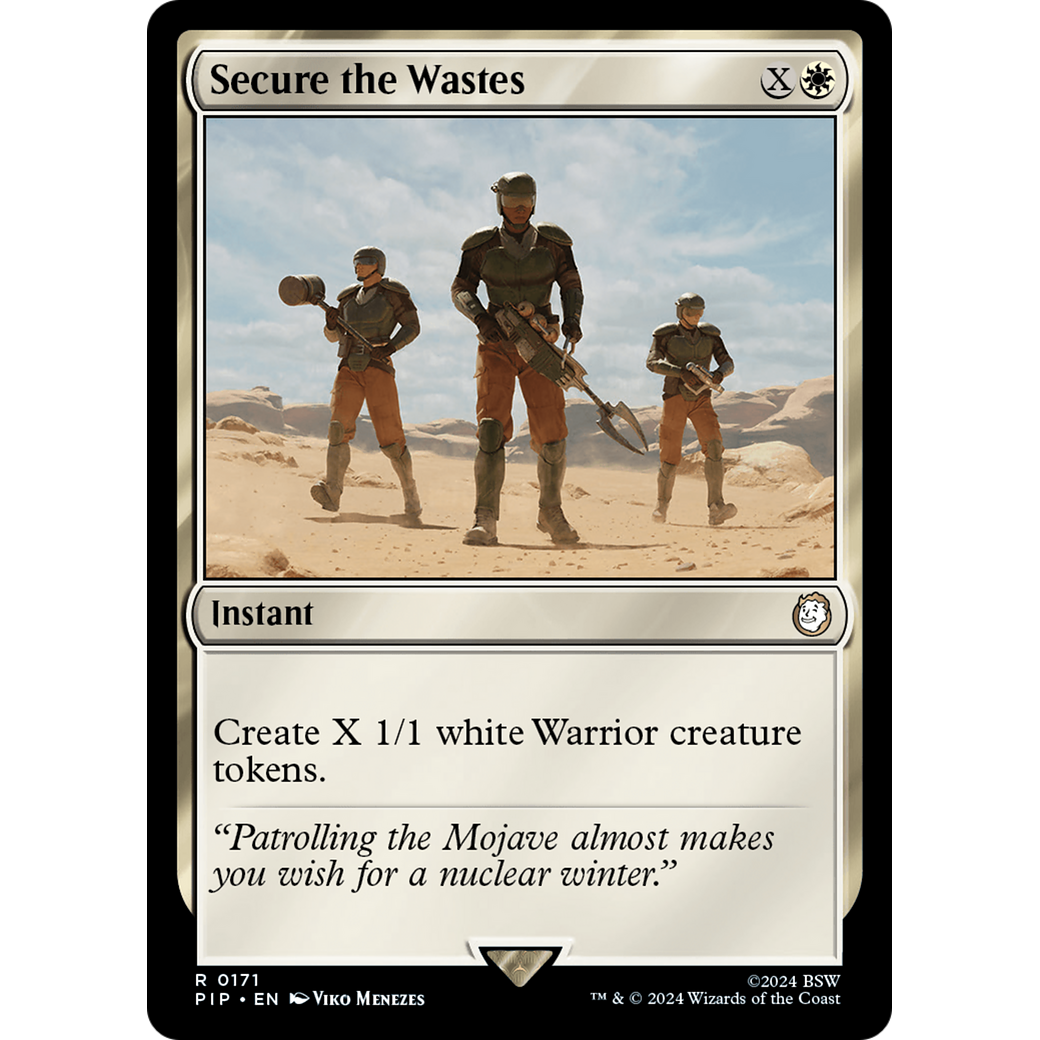 Secure the Wastes (PIP-171) - Fallout Foil