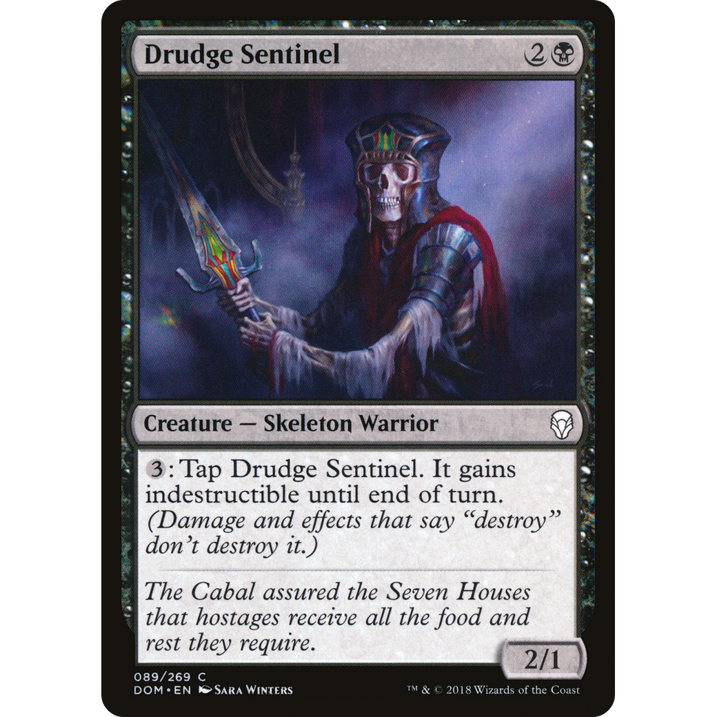Drudge Sentinel (DOM-089) - Dominaria Foil