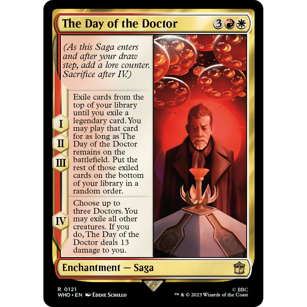 The Day of the Doctor (WHO-121) - Doctor Who Foil