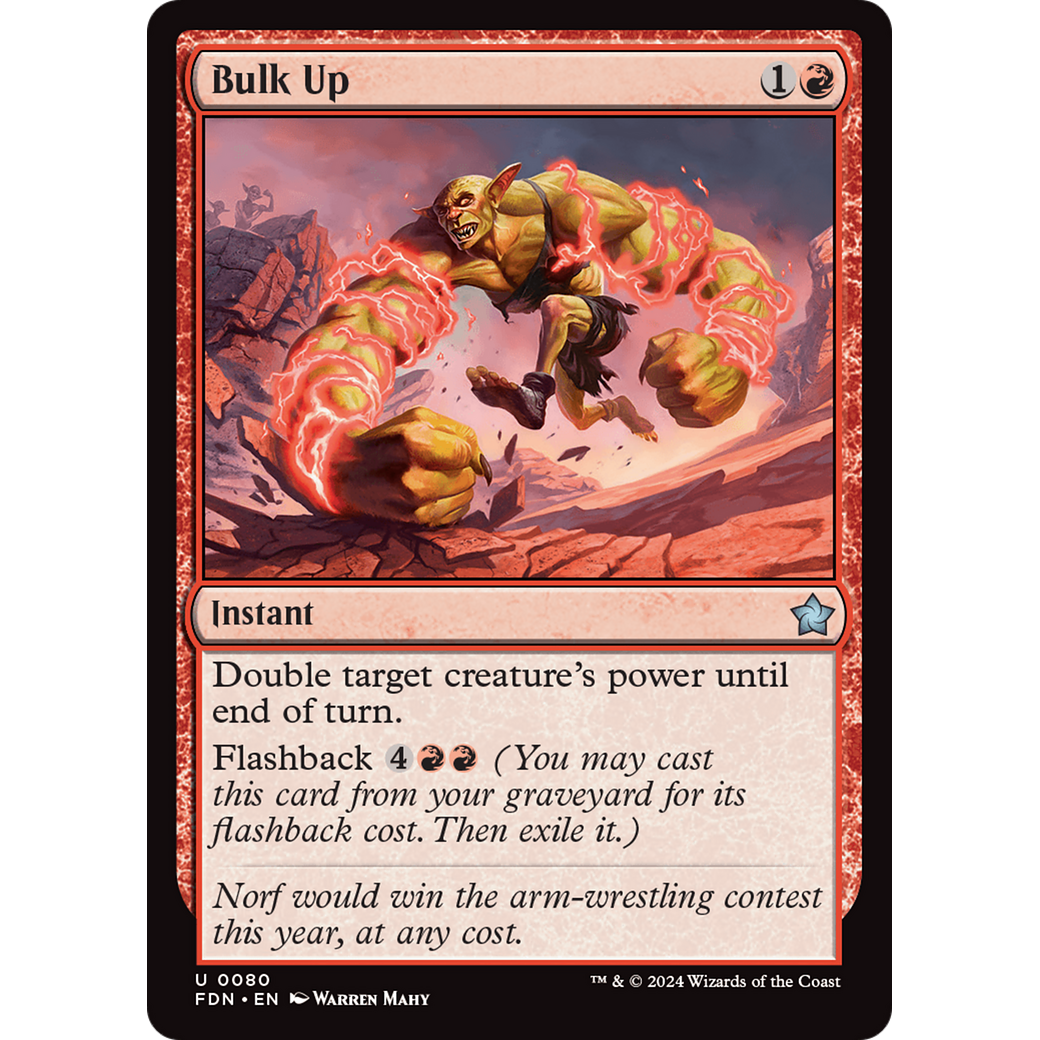 Bulk Up (FDN-080) - Foundations Foil