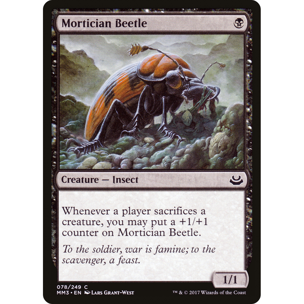 Mortician Beetle (MM3-078) - Modern Masters 2017 Foil