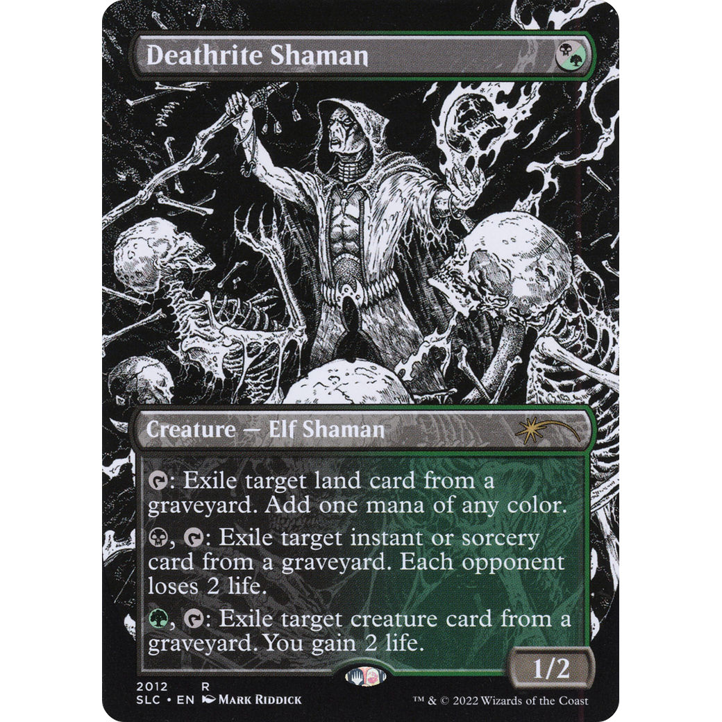 Deathrite Shaman (SLC-2012) - Secret Lair Countdown Kit (Borderless) Foil