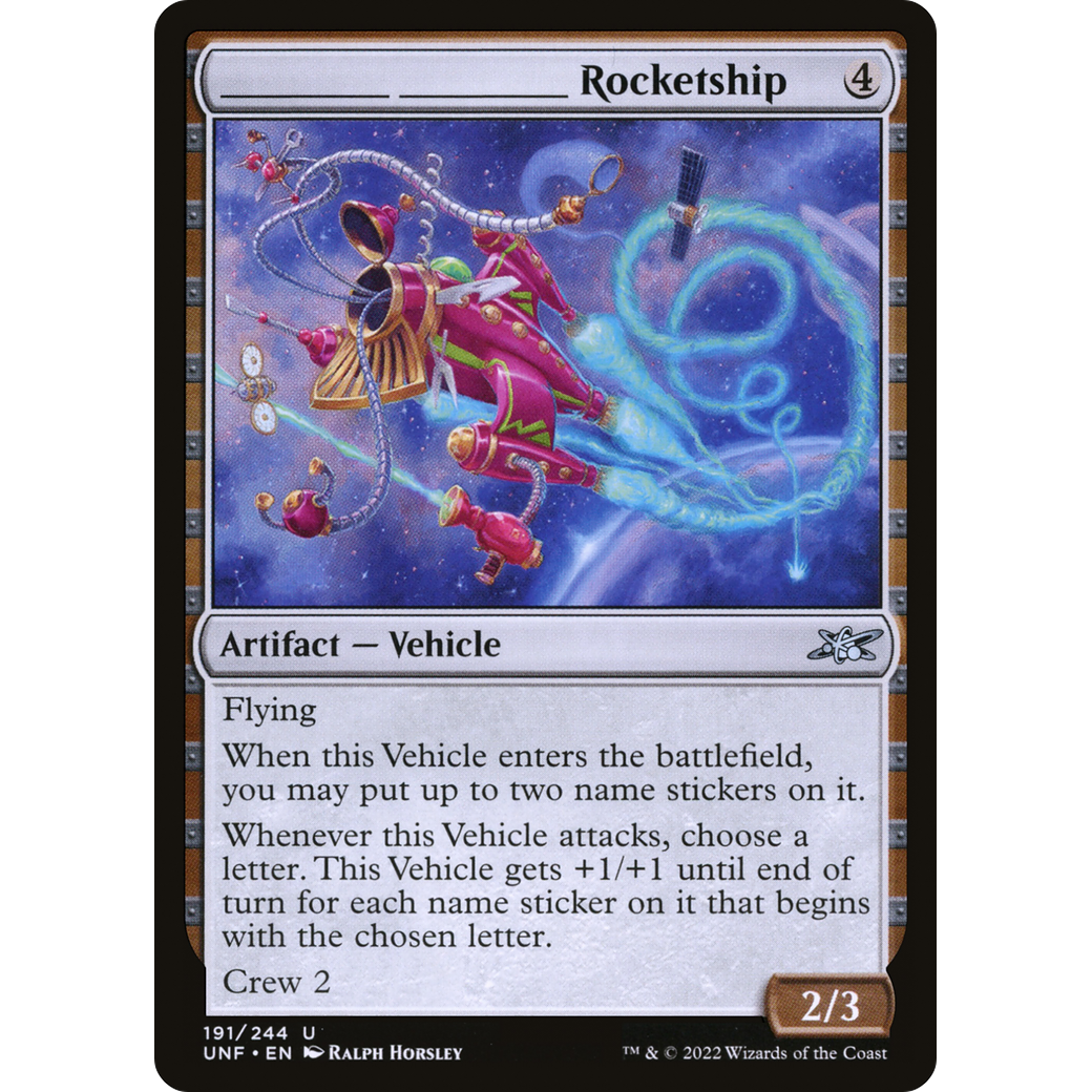 _______ _______ Rocketship (UNF-191) - Unfinity