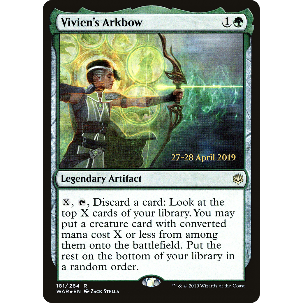 Vivien's Arkbow (PRE-181) - War of the Spark Promos Foil
