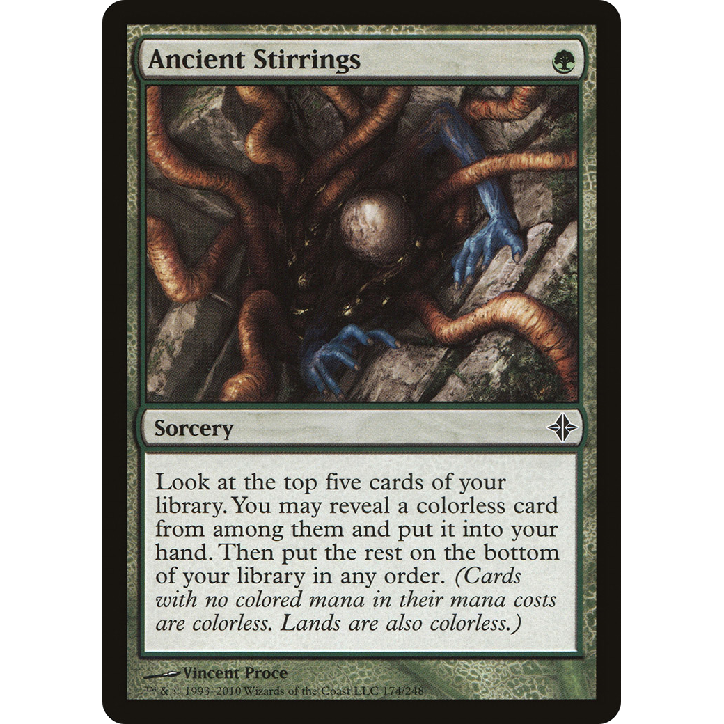 Ancient Stirrings (ROE-174) - Rise of the Eldrazi Foil