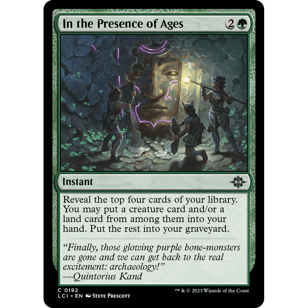 In the Presence of Ages (LCI-192) - The Lost Caverns of Ixalan Foil