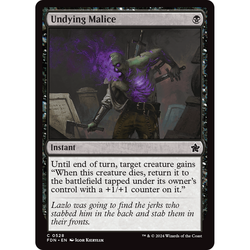 Undying Malice (FDN-528) - Foundations